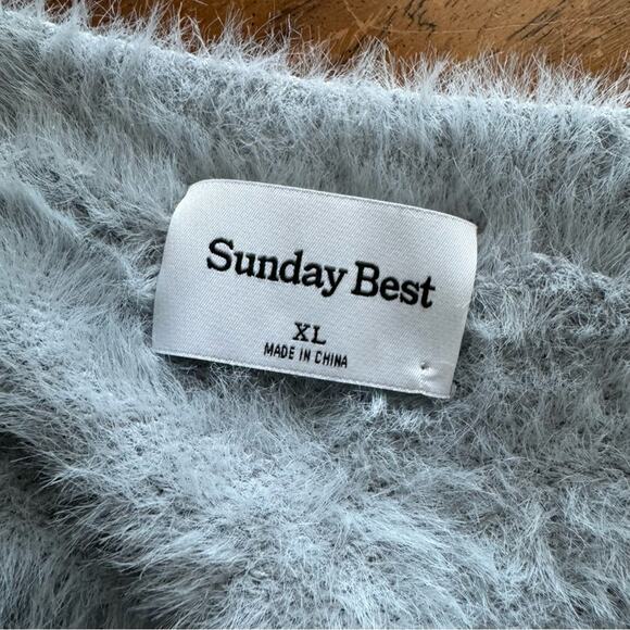Aritzia Sunday Best Riley Fuzzy Knit Sweater - Picture 6 of 6